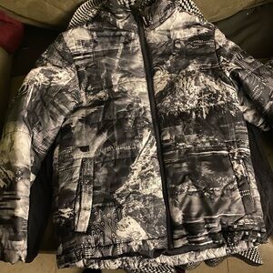 Max Edition Monochrome Patterned Puffer Jacket